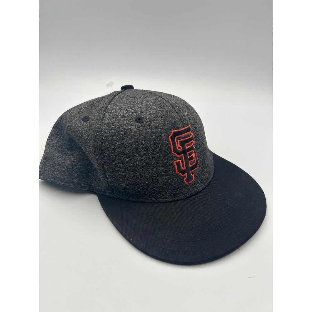 San Francisco Giants Adobe Snapback Hat Charcoal Black SF MLB Baseball Cap